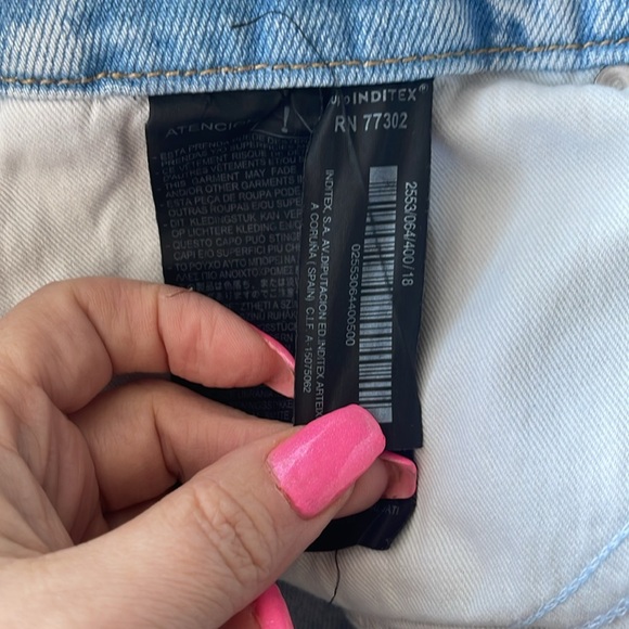 Good American & Zara Blue Bootcut Jeans - Picture 9 of 11